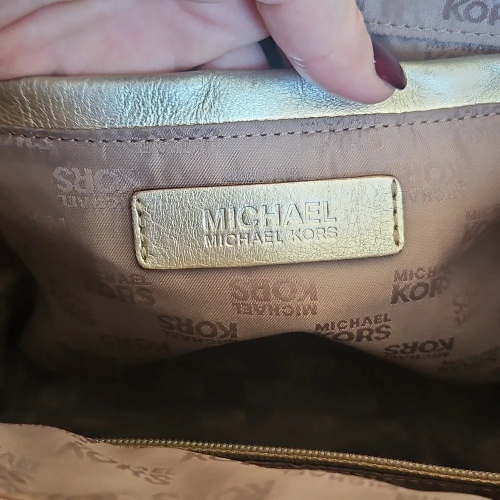 Vintage Michael Kors Beige Tote Bag